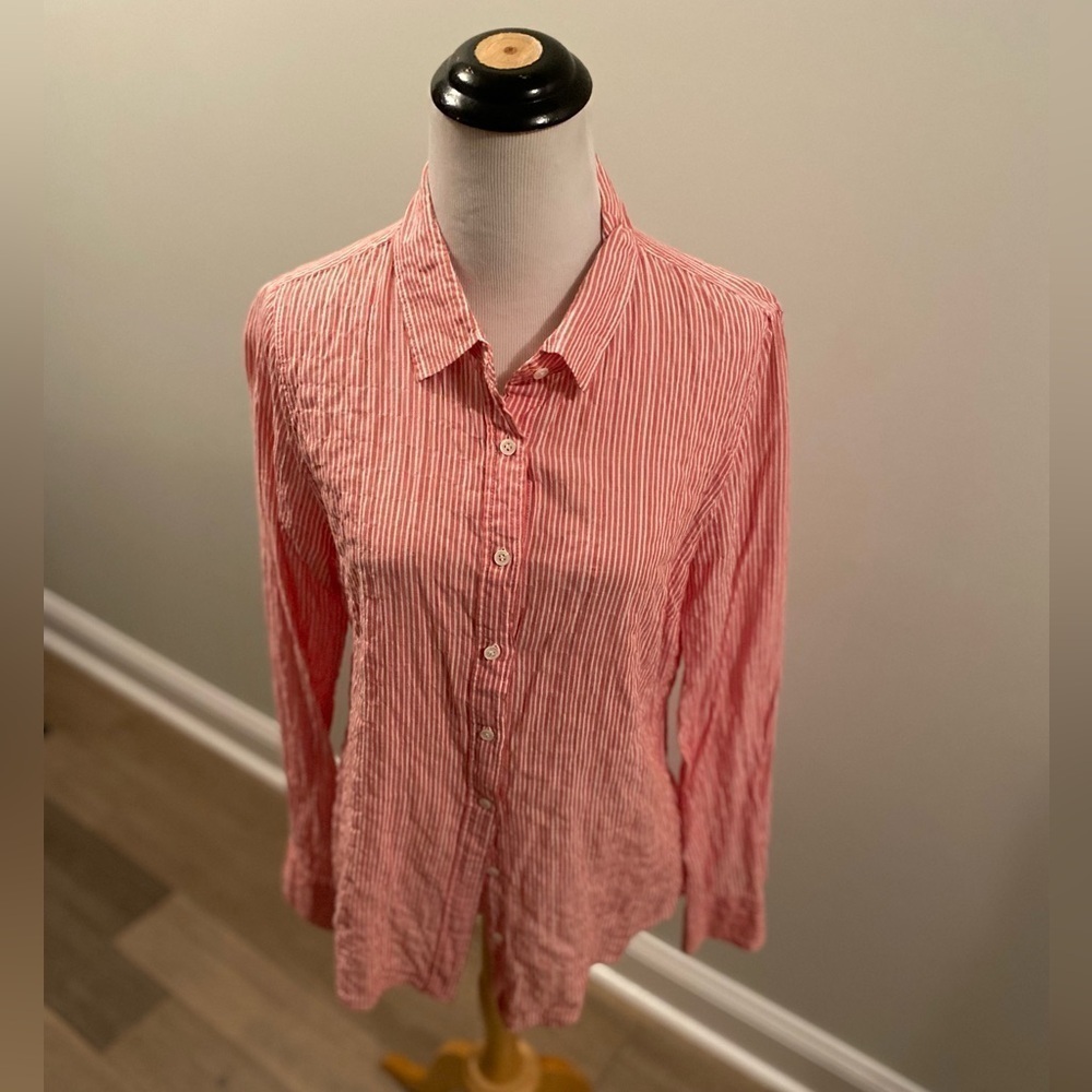 J Crew Button-up cotton poplin shirt in signature fit